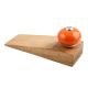 Orange Round Ceramic Wooden Door Stopper